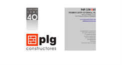 Desktop Screenshot of plgconstructores.com